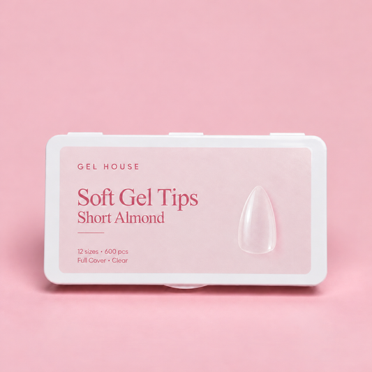 Soft Gel Tips — Short Almond