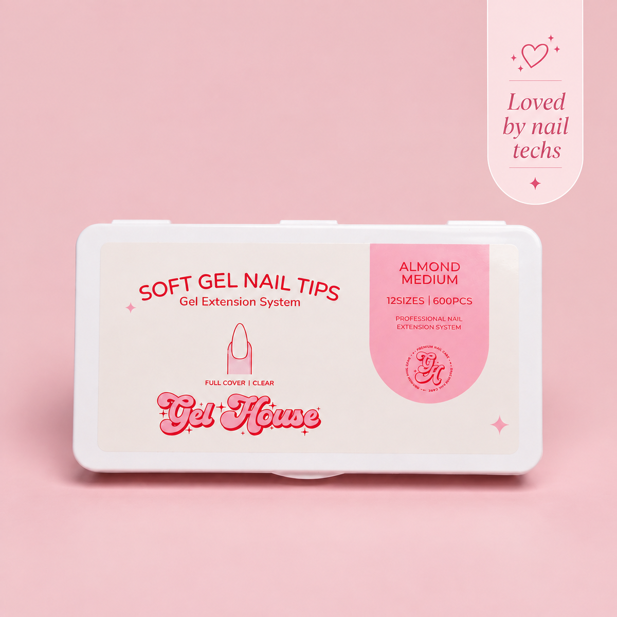 Soft Gel Nail Tips — Medium Almond